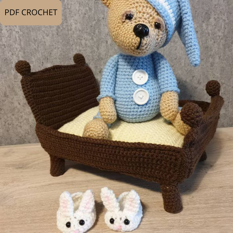 Furniture Bedroom PDF crochet pattern