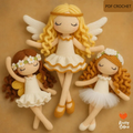 Amigurumi Angel & Ballerina Trio (PDF Pattern)