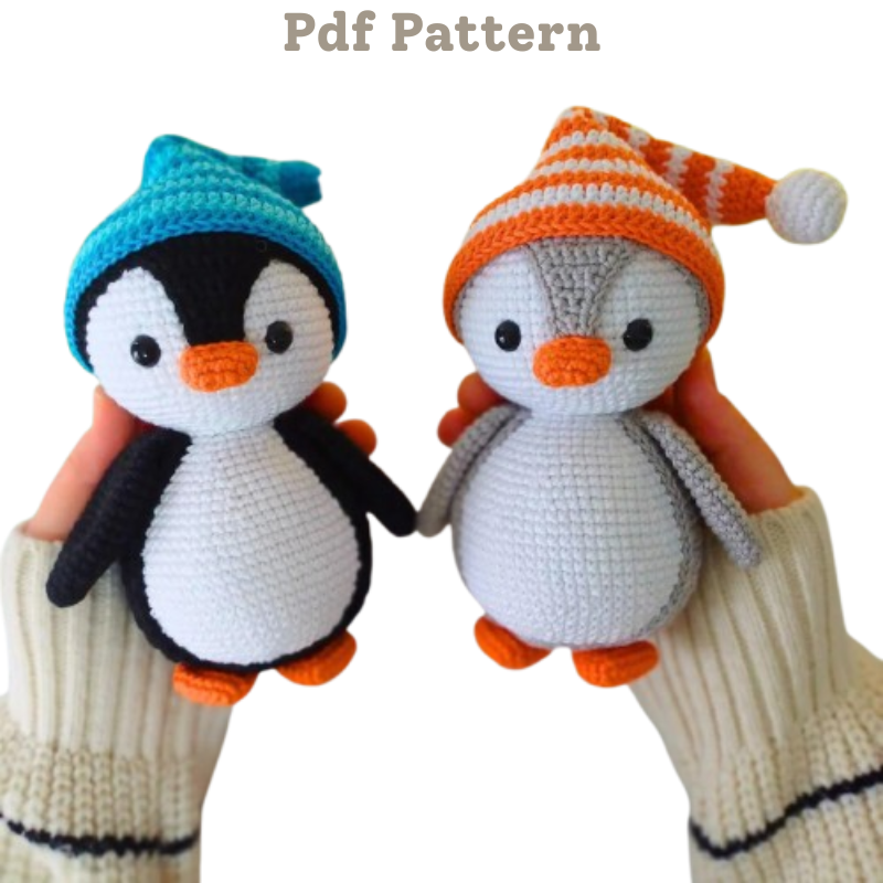 Crochet Penguin Amigurumi Pattern: (PDF Download)