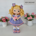 Nelly Crochet Doll Pattern: Amigurumi PDF Tutorial