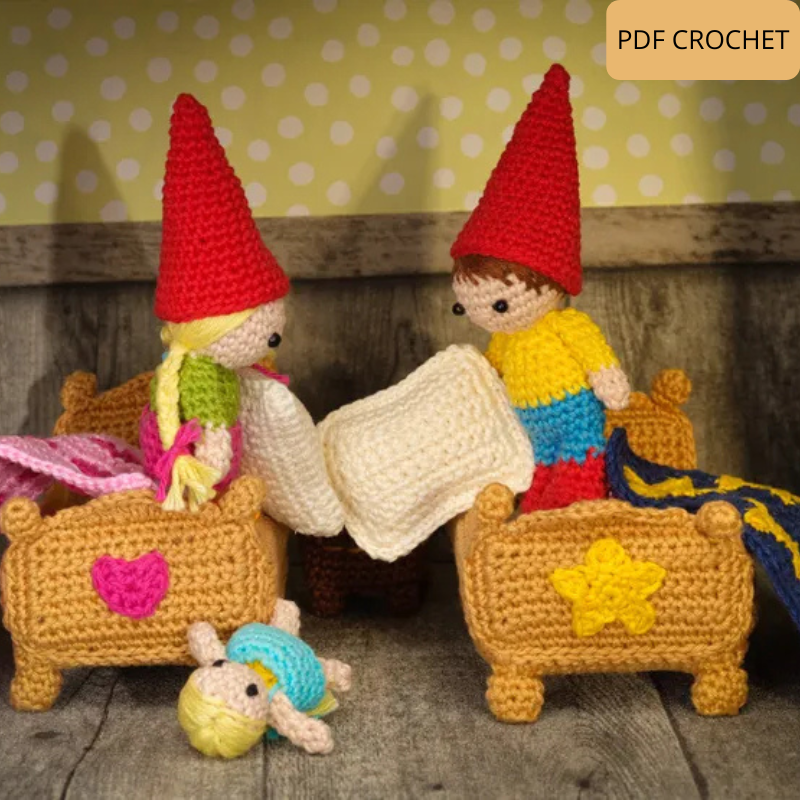 Furniture Bedroom PDF crochet pattern