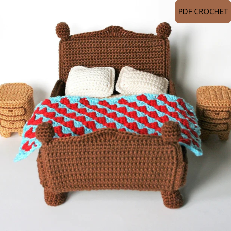 Furniture Bedroom PDF crochet pattern