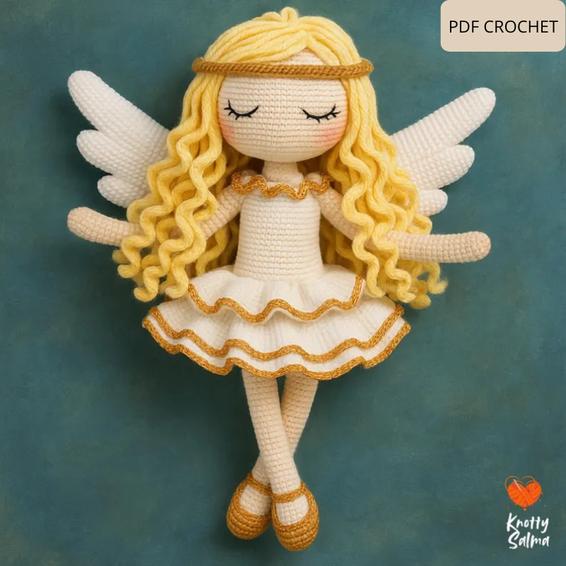 Amigurumi Angel & Ballerina Trio (PDF Pattern)