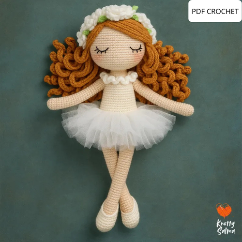 Amigurumi Angel & Ballerina Trio (PDF Pattern)