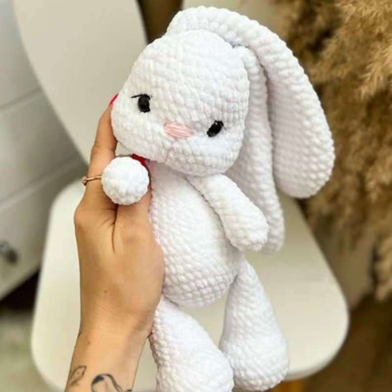 Floppy Bunny Crochet Pattern: Amigurumi Rabbit(PDF Pattern)