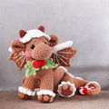 Gingerbread Dragon Crochet Pattern Christmas Crochet PDF Pattern