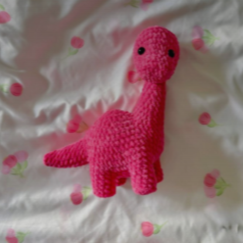 Dinosaur Crochet Pattern Beginner-Friendly Toy Pdf Pattern