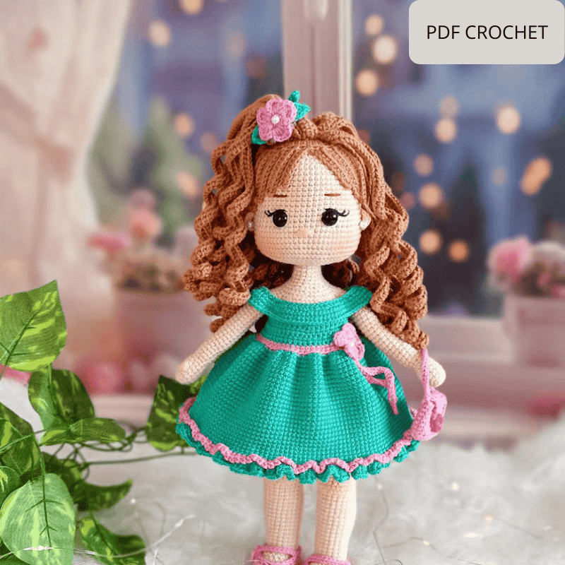 Zümrüt Doll: Crochet Amigurumi Pattern (PDF)