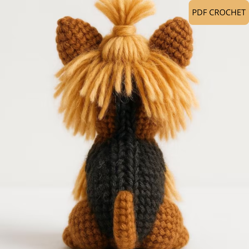 Amigurumi Dog PDF Pattern in 5 Languages