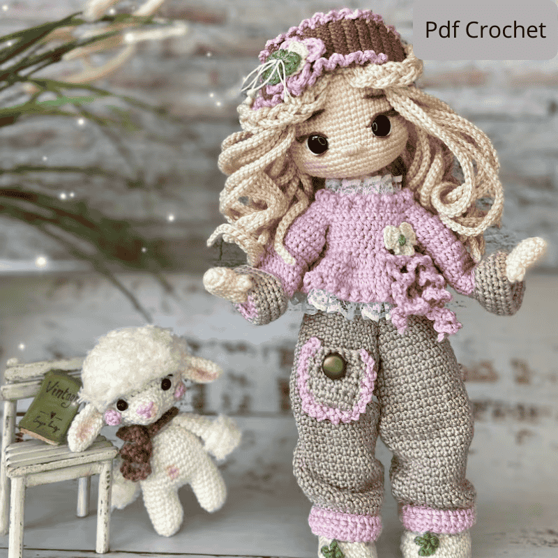 Susie Amigurumi / Vintage Style Crochet Doll Pattern